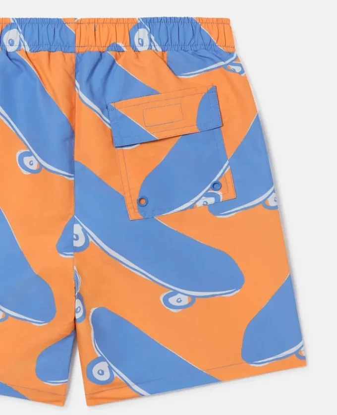 Skateboard Print Swim Shorts Skateboard Print Swim Shorts