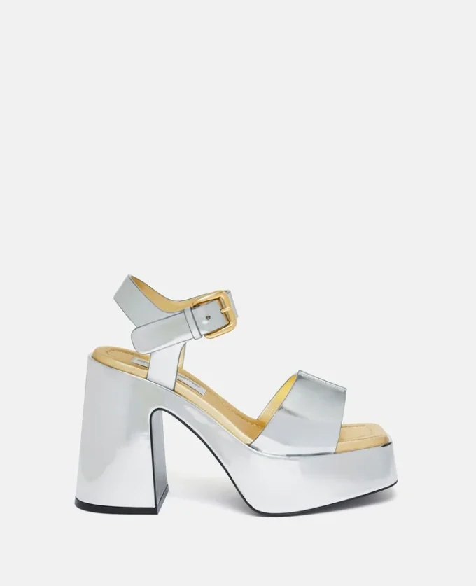 Skyla Double-Chromatic Mirrored Platform Sandals Skyla Double-Chromatic Mirrored Platform Sandals