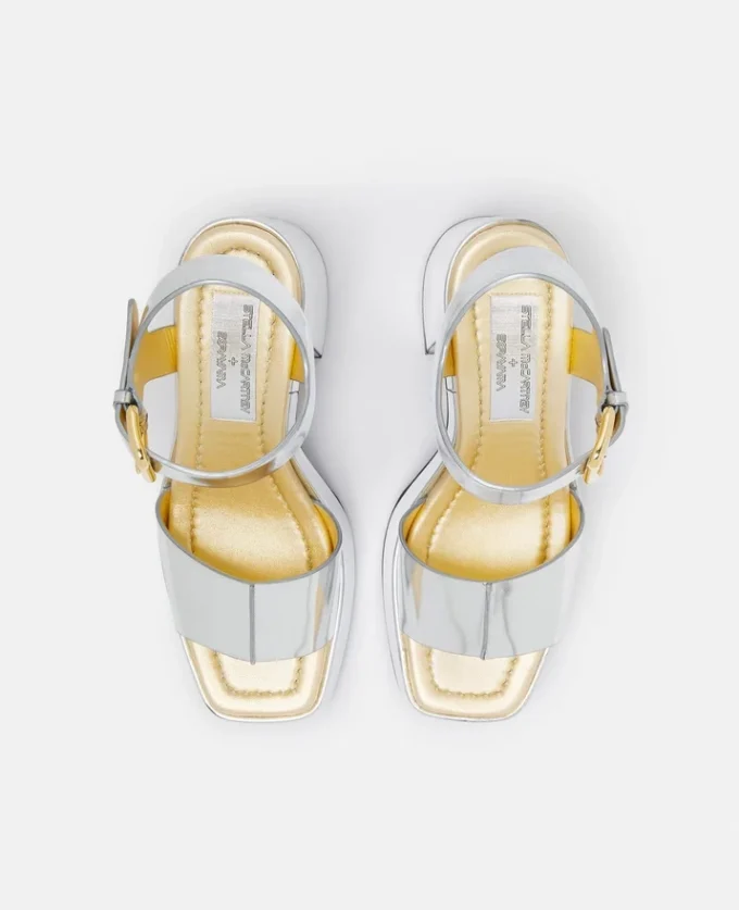 Skyla Double-Chromatic Mirrored Platform Sandals Skyla Double-Chromatic Mirrored Platform Sandals