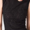 Sleeveless Crewneck Lace Midi Dress Sleeveless Crewneck Lace Midi Dress