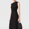 Sleeveless Crewneck Lace Midi Dress Sleeveless Crewneck Lace Midi Dress