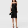 Sleeveless Lace Satin Midi Dress Sleeveless Lace Satin Midi Dress
