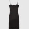 Sleeveless Lace Satin Midi Dress Sleeveless Lace Satin Midi Dress