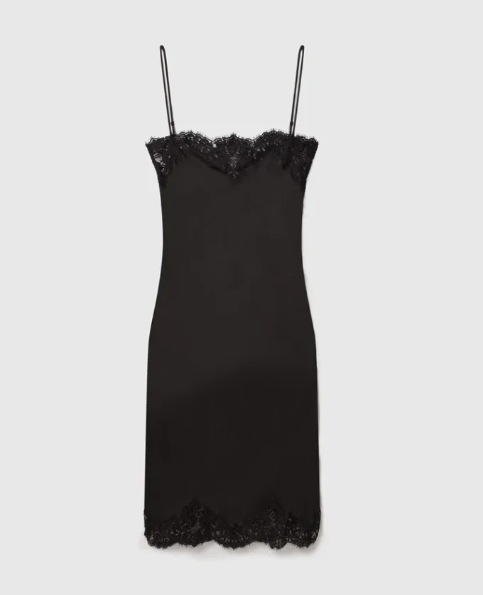Sleeveless Lace Satin Midi Dress Sleeveless Lace Satin Midi Dress