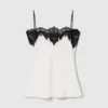 Sleeveless Lace Satin Top Sleeveless Lace Satin Top