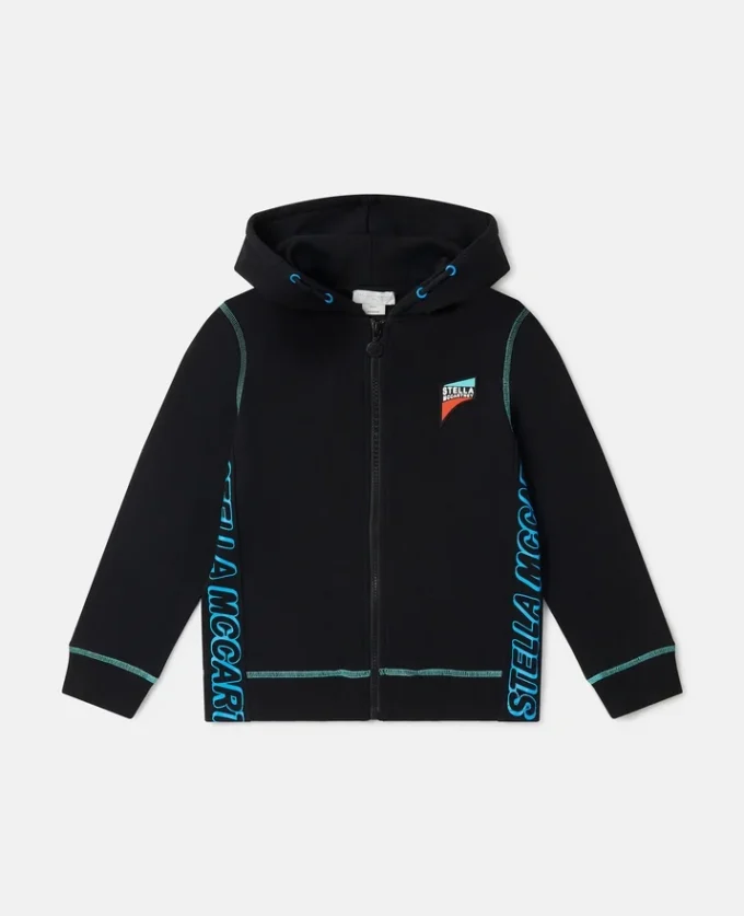 SMC Neon Trim Zip Hoodie SMC Neon Trim Zip Hoodie