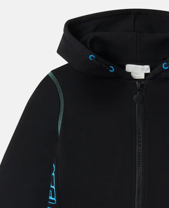 SMC Neon Trim Zip Hoodie SMC Neon Trim Zip Hoodie