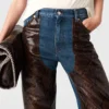 Snake Panel Chaps Denim Jeans Snake Panel Chaps Denim Jeans
