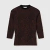 Snake Print Long-Sleeve Sweater Snake Print Long-Sleeve Sweater