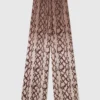 Snake Print Oversized Drawstring Pants Snake Print Oversized Drawstring Pants