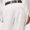 Snake Print Pleated Straight-Leg Pants Snake Print Pleated Straight-Leg Pants