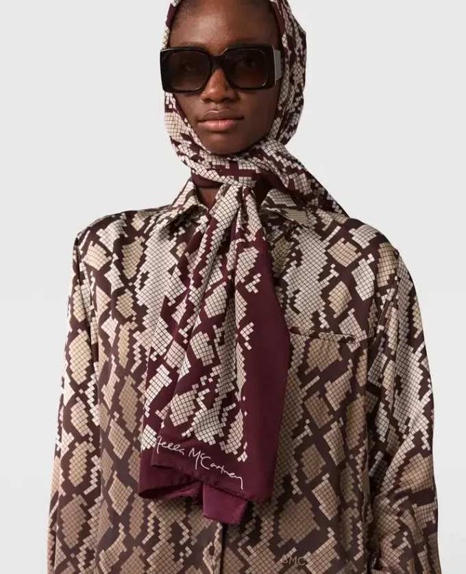 Snake Print Oversized Shirt Snake Print Oversized Shirt