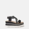 Sneak-Elyse Striped Platform Sandals Sneak-Elyse Striped Platform Sandals