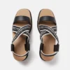 Sneak-Elyse Striped Platform Sandals Sneak-Elyse Striped Platform Sandals