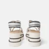 Sneak-Elyse Striped Platform Sandals Sneak-Elyse Striped Platform Sandals