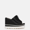 Sneak-Elyse Zip Slide Wedge Sandals Sneak-Elyse Zip Slide Wedge Sandals