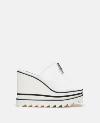 Sneak-Elyse Zip Slide Wedge Sandals