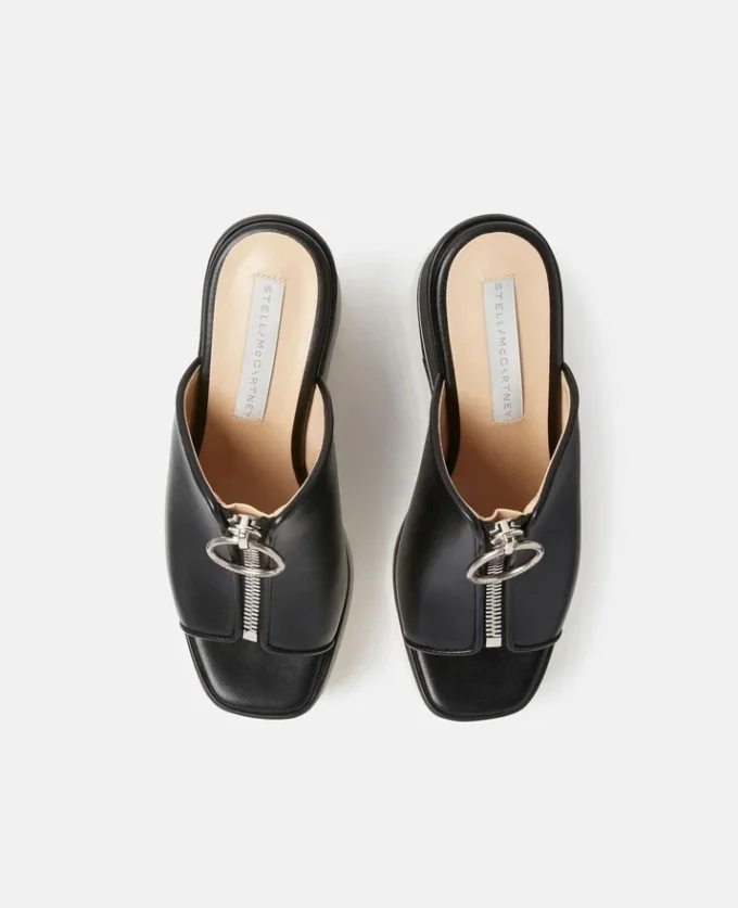 Sneak-Elyse Zip Slide Wedge Sandals Sneak-Elyse Zip Slide Wedge Sandals