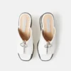 Sneak-Elyse Zip Slide Wedge Sandals Sneak-Elyse Zip Slide Wedge Sandals