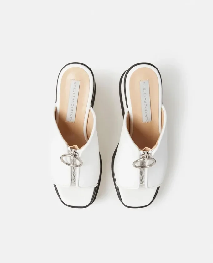 Sneak-Elyse Zip Slide Wedge Sandals Sneak-Elyse Zip Slide Wedge Sandals