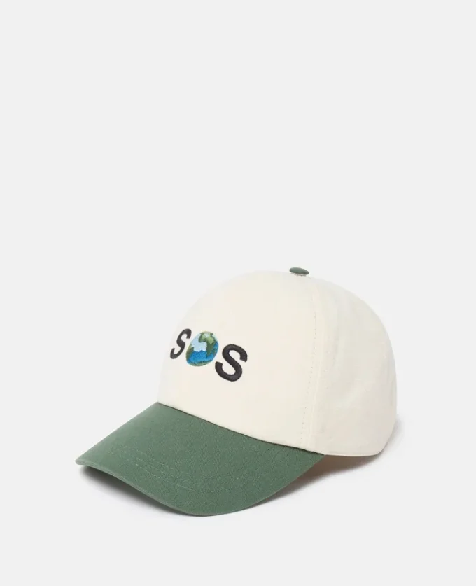 SOS Embroidered Baseball Cap SOS Embroidered Baseball Cap