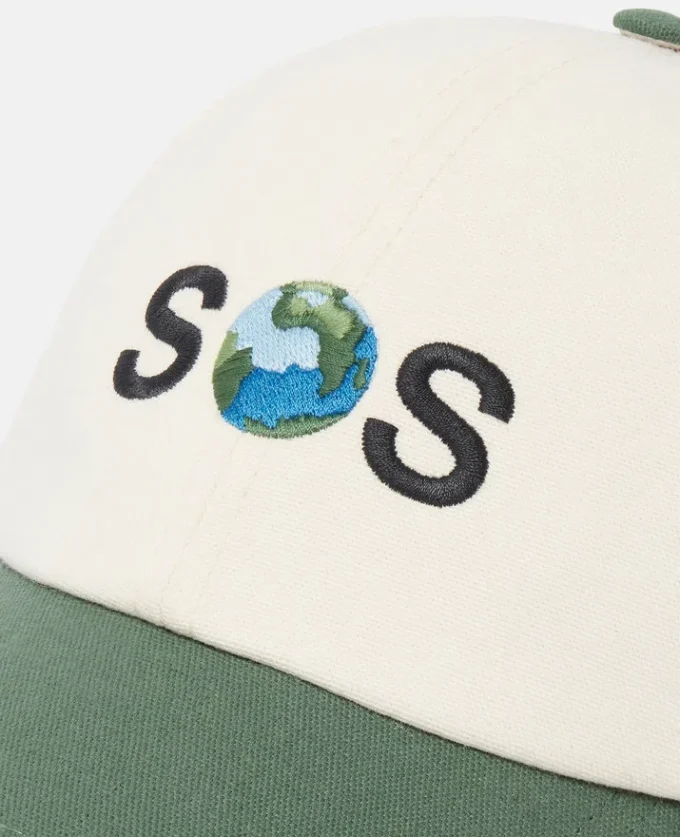 SOS Embroidered Baseball Cap SOS Embroidered Baseball Cap