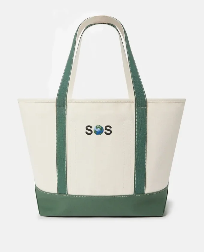 SOS Embroidered Large Tote Bag SOS Embroidered Large Tote Bag