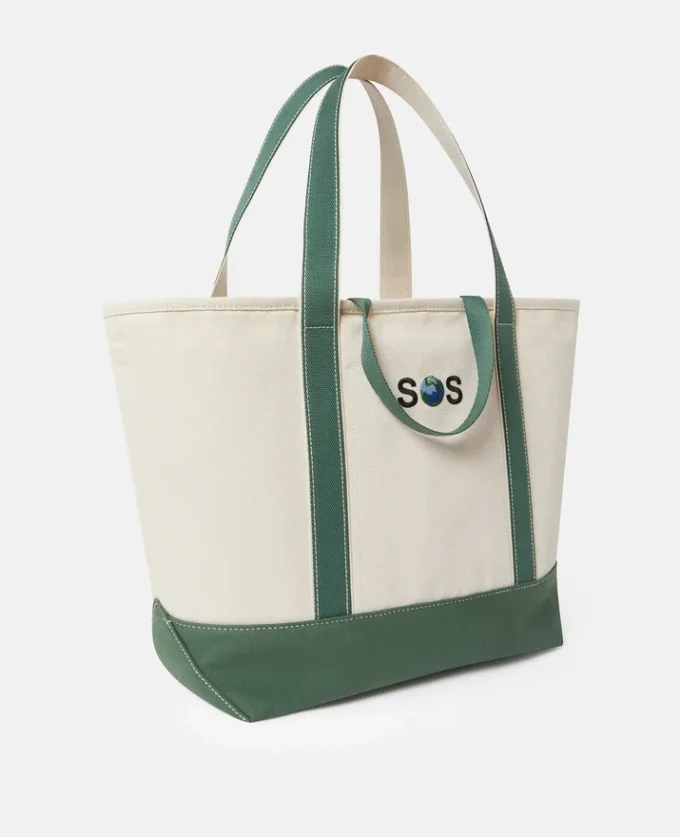 SOS Embroidered Large Tote Bag SOS Embroidered Large Tote Bag