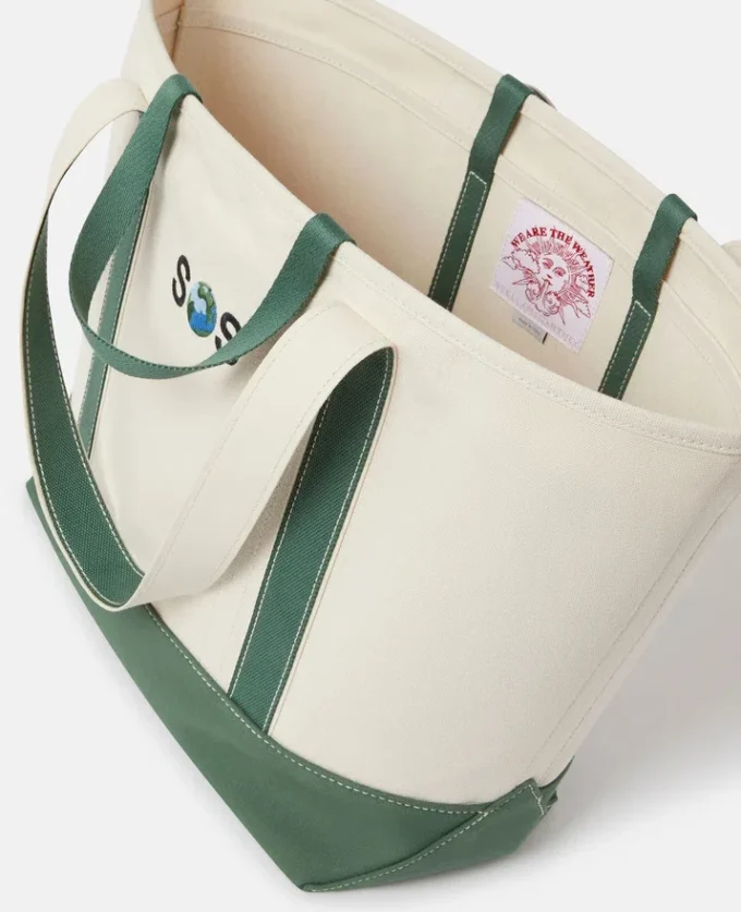 SOS Embroidered Large Tote Bag SOS Embroidered Large Tote Bag