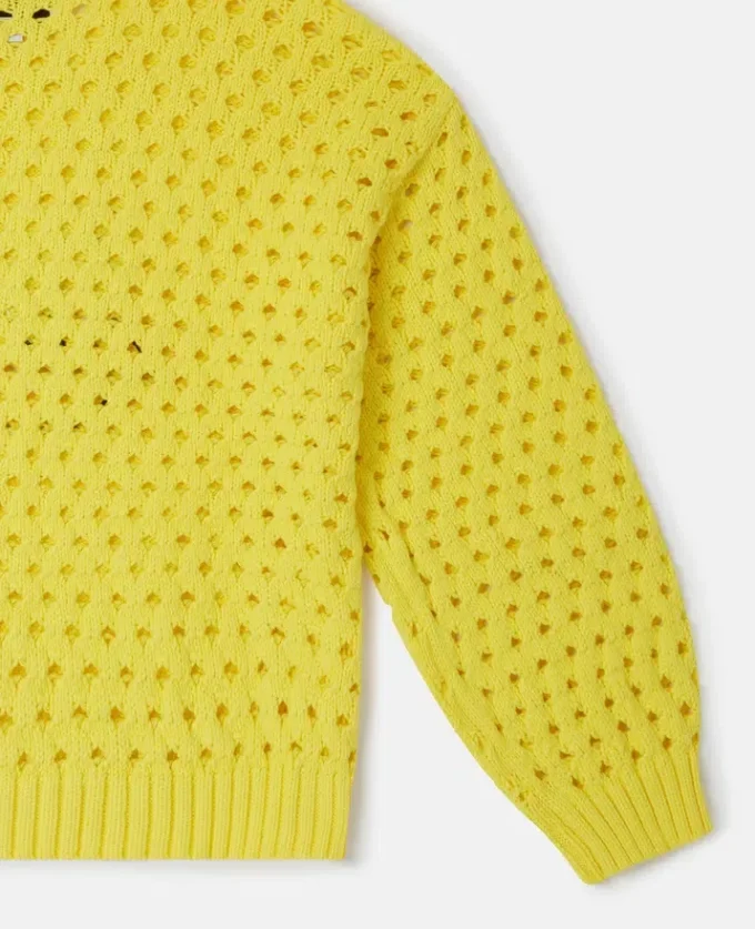 SpongeBob Graphic Crochet Sweater SpongeBob Graphic Crochet Sweater