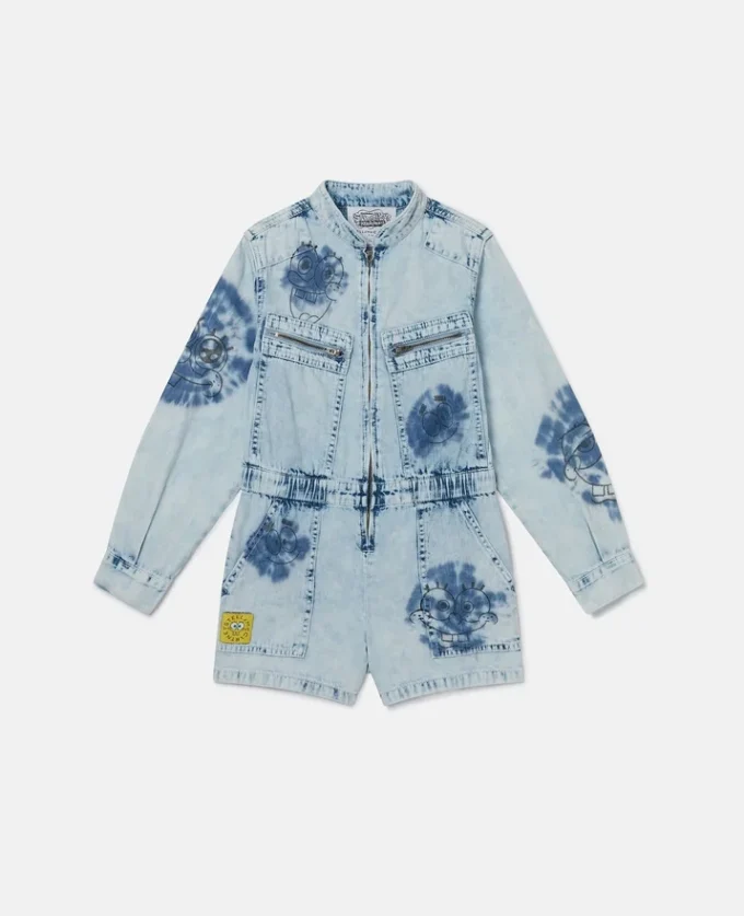 SpongeBob Graphic Denim Dress SpongeBob Graphic Denim Dress