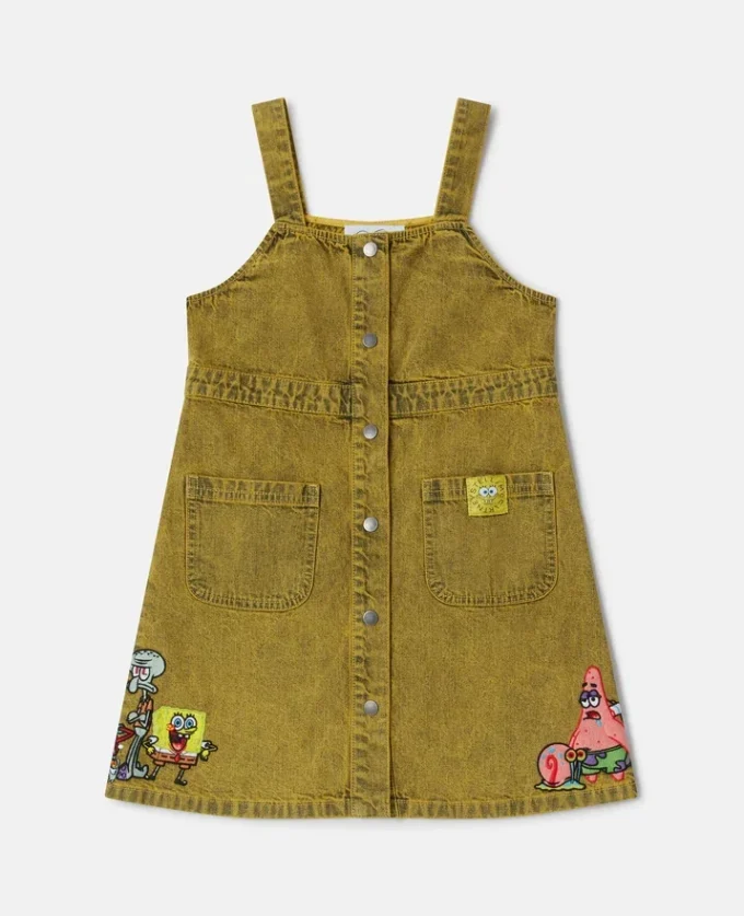 SpongeBob Graphic Denim Dress SpongeBob Graphic Denim Dress