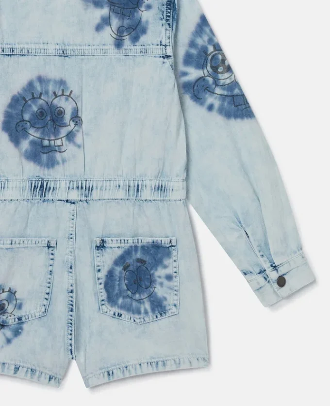 SpongeBob Graphic Denim Dress SpongeBob Graphic Denim Dress