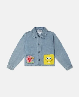 SpongeBob Graphic Denim Jacket SpongeBob Graphic Denim Jacket