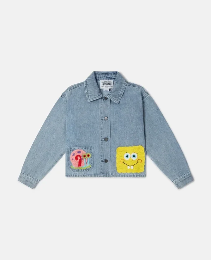 SpongeBob Graphic Denim Jacket SpongeBob Graphic Denim Jacket