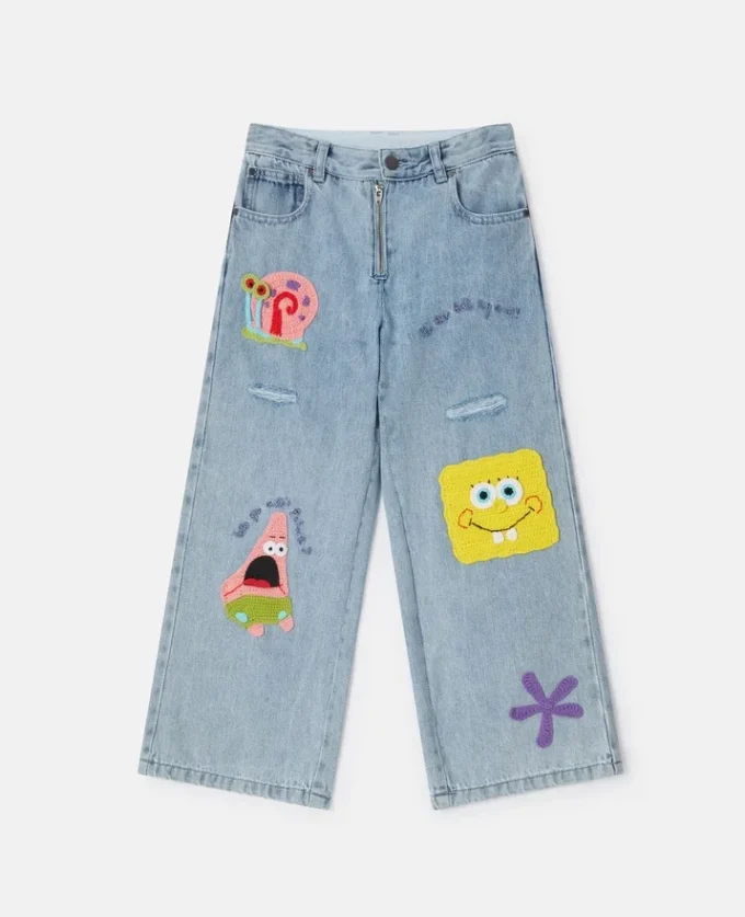SpongeBob Graphic Denim Jeans SpongeBob Graphic Denim Jeans