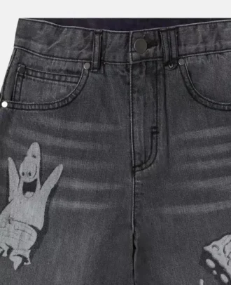 SpongeBob Graphic Denim Shorts