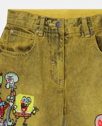 SpongeBob Graphic Denim Shorts