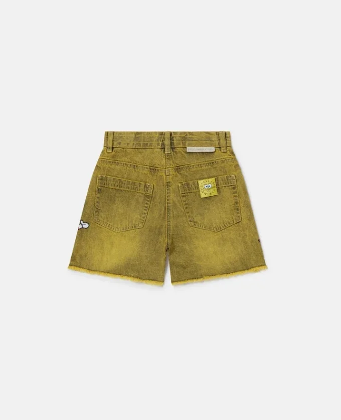 SpongeBob Graphic Denim Shorts SpongeBob Graphic Denim Shorts