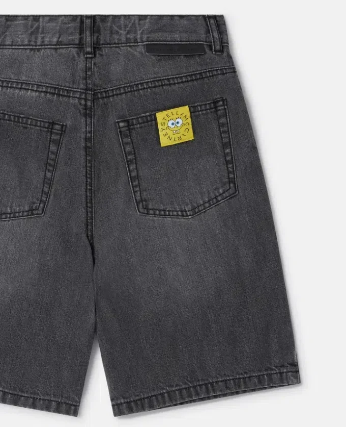 SpongeBob Graphic Denim Shorts SpongeBob Graphic Denim Shorts