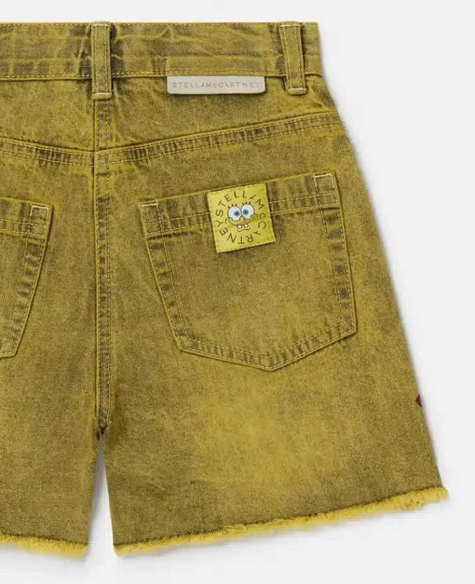 SpongeBob Graphic Denim Shorts SpongeBob Graphic Denim Shorts