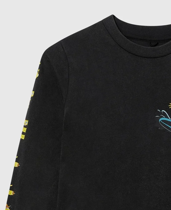 SpongeBob Graphic Long-Sleeve T-Shirt SpongeBob Graphic Long-Sleeve T-Shirt
