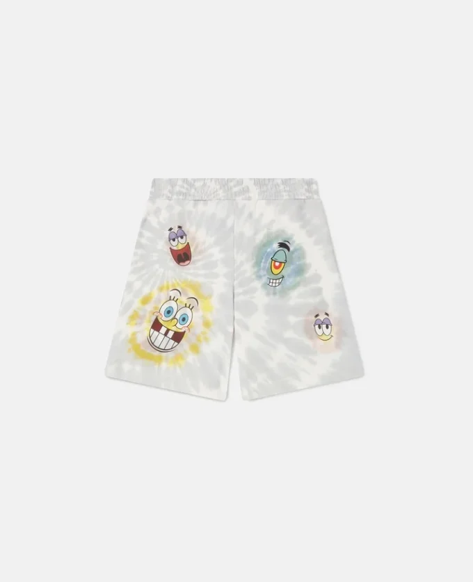 SpongeBob Graphic Tie-Dye Shorts SpongeBob Graphic Tie-Dye Shorts
