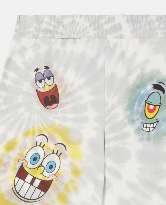 SpongeBob Graphic Tie-Dye Shorts SpongeBob Graphic Tie-Dye Shorts