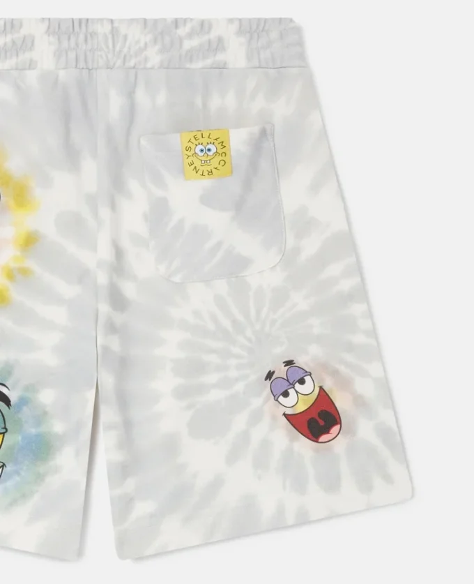 SpongeBob Graphic Tie-Dye Shorts SpongeBob Graphic Tie-Dye Shorts
