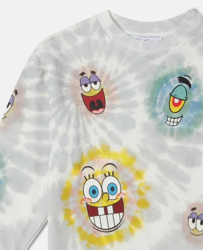 SpongeBob Graphic Tie-Dye Sweatshirt SpongeBob Graphic Tie-Dye Sweatshirt