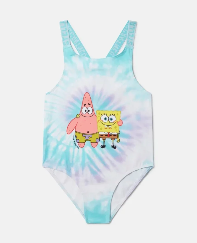 SpongeBob Graphic Tie-Dye Swimsuit SpongeBob Graphic Tie-Dye Swimsuit