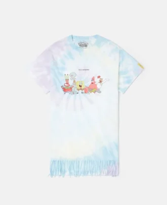 SpongeBob Graphic Tie-Dye T-shirt