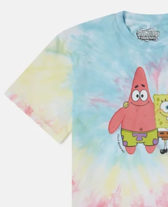 SpongeBob Graphic Tie-Dye T-Shirt