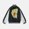 SpongeBob Graphic Varsity Bomber Jacket SpongeBob Graphic Varsity Bomber Jacket
